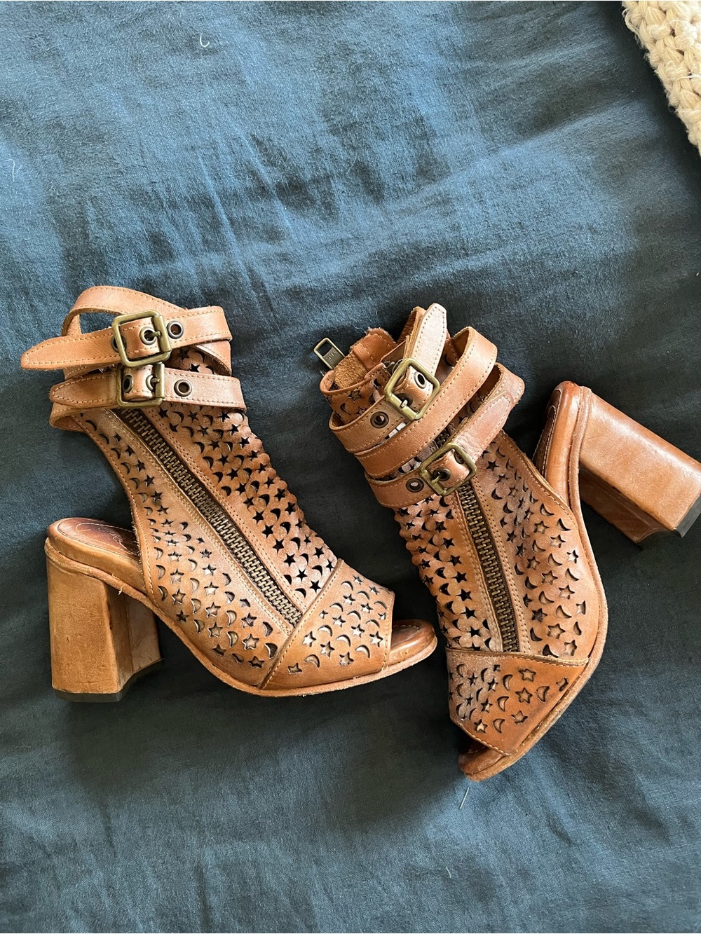 FreeBird Theresa Block Heel Sandals